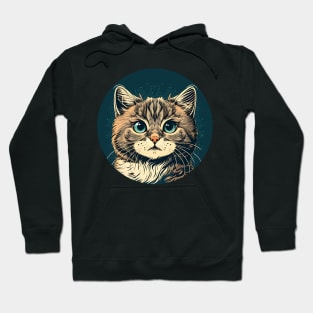 Happy Kitten Cat Face - Be happy Everyday Hoodie